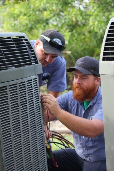 AC Installation in progress